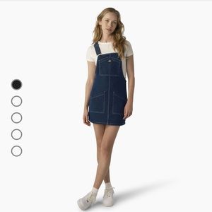 NWT Dickies Denim Overall Dress